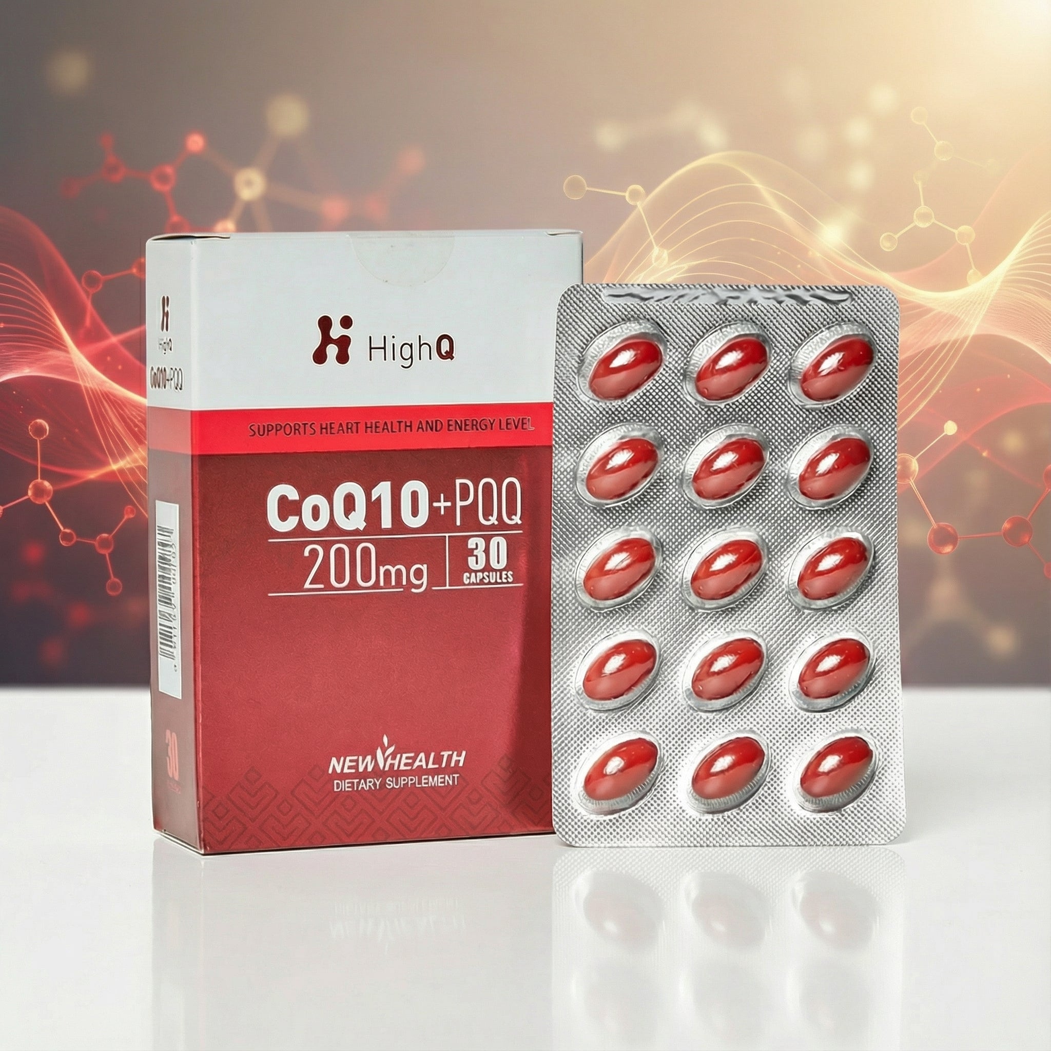CoQ10 200mg + PQQ 10mg (30 Caps)