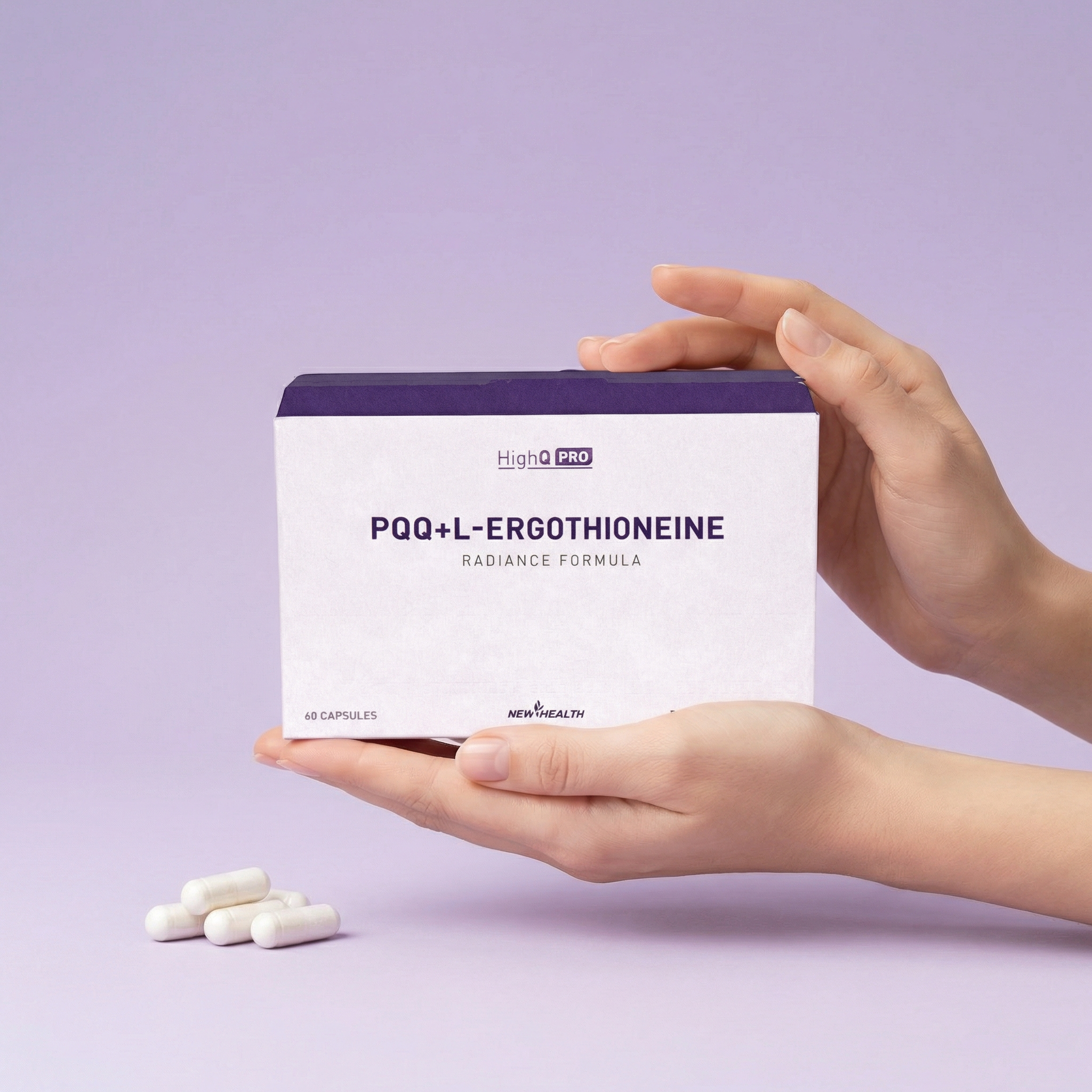 HighQ PQQ + L-Ergothioneine Cellular Support (60 Capsules)