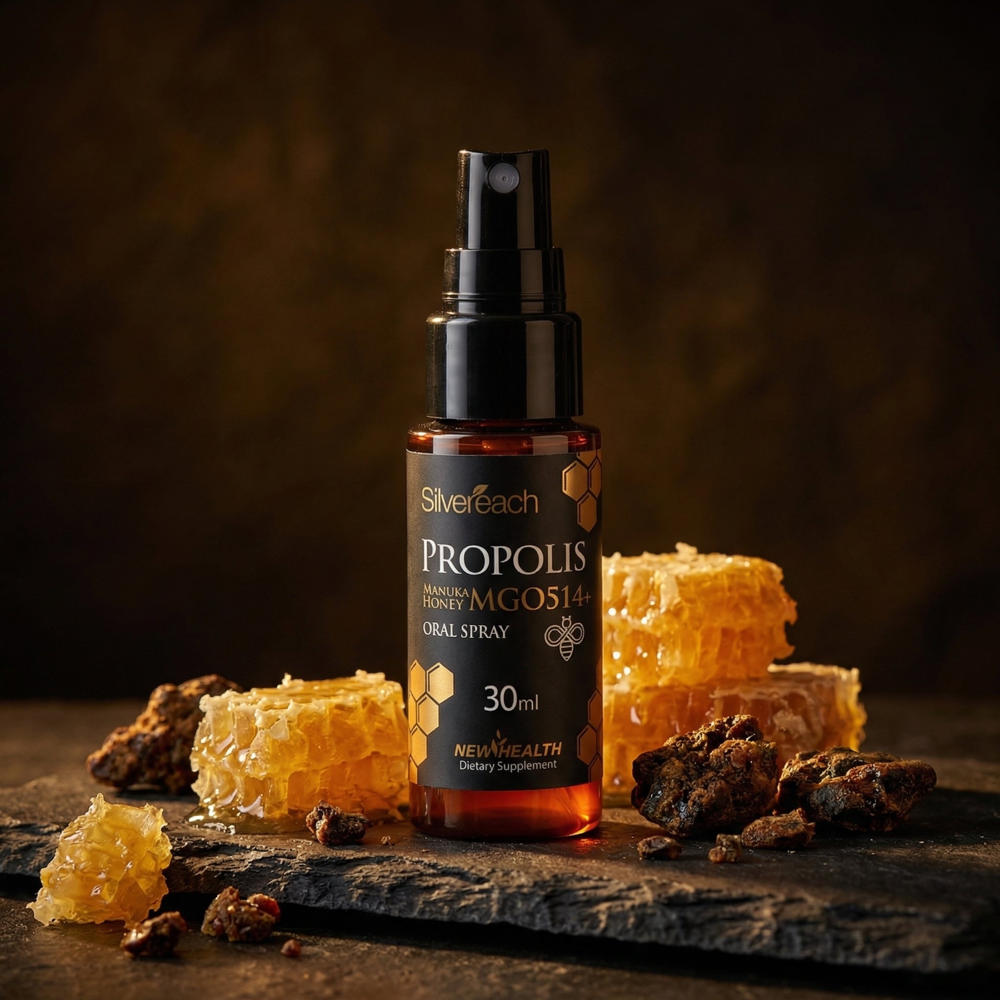 Propolis & Manuka Honey MGO 514+ Oral Spray (30ml)