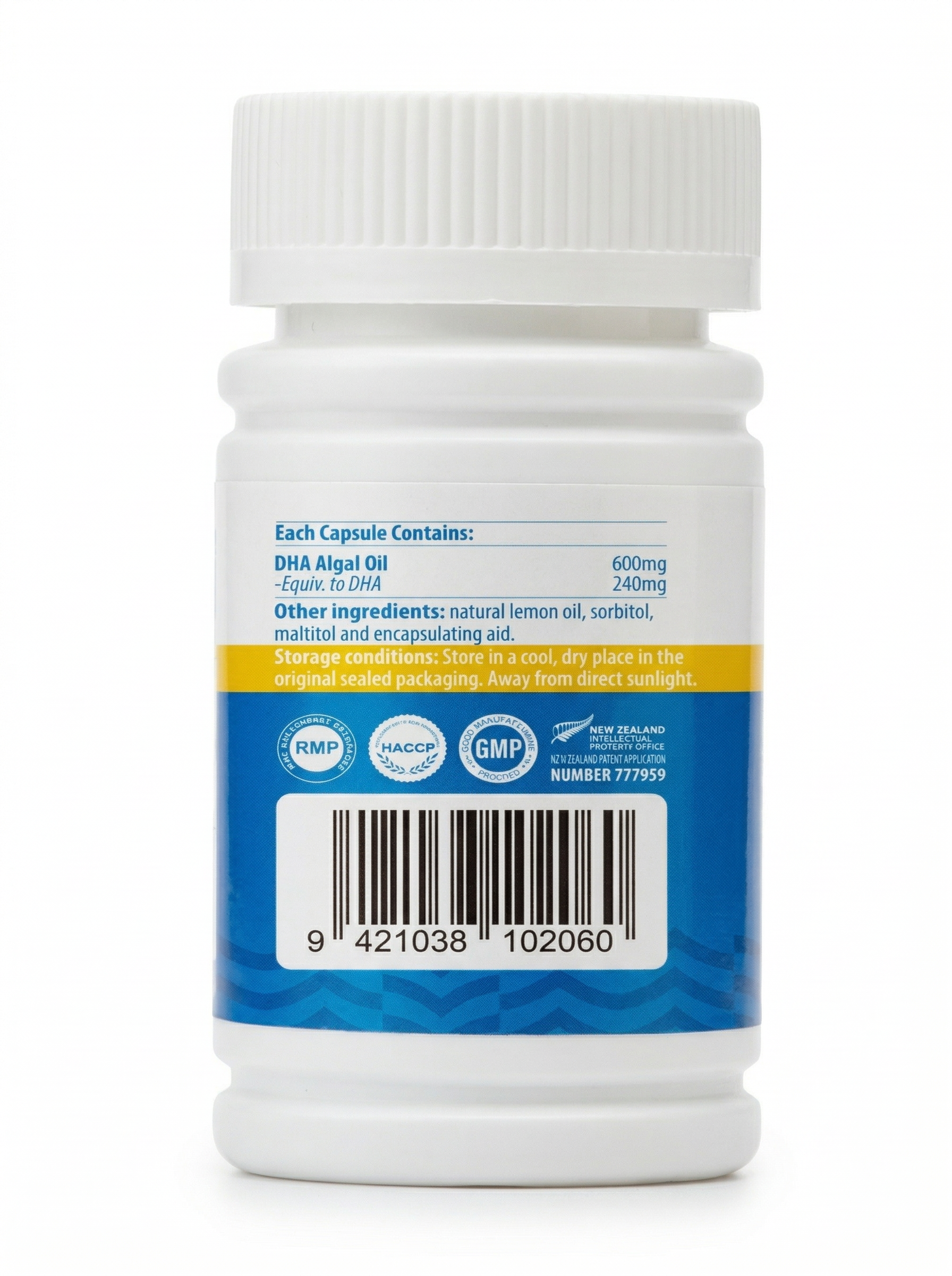 Algal Oil 600mg (30 Caps)