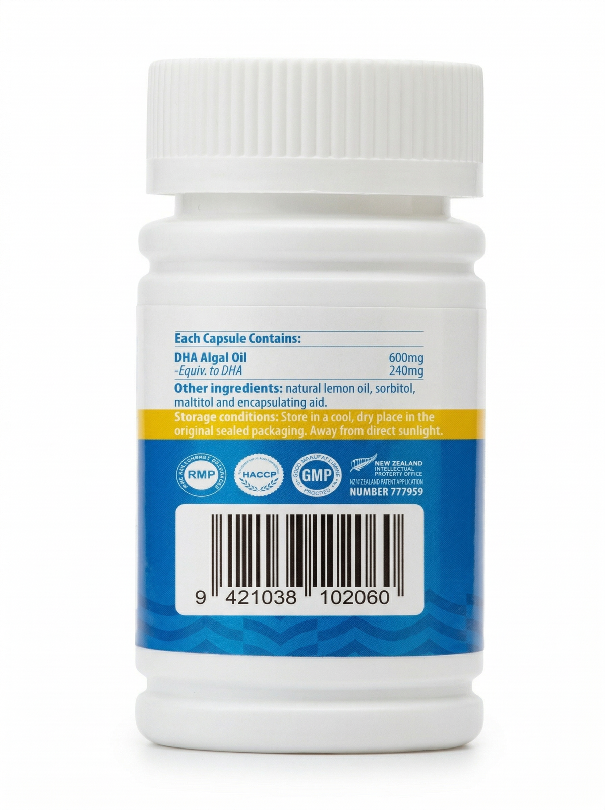 Algal Oil 600mg (30 Caps)