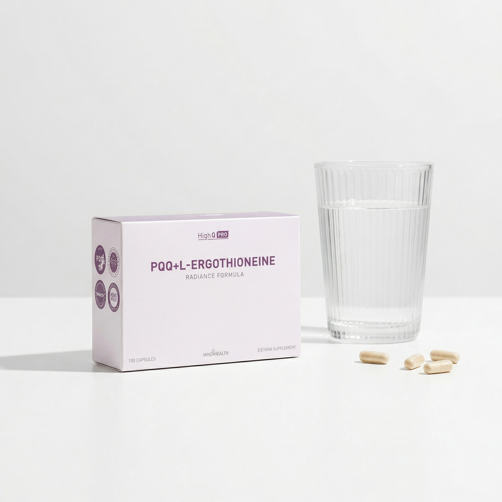HighQ PQQ + L-Ergothioneine Cellular Support (60 Capsules)