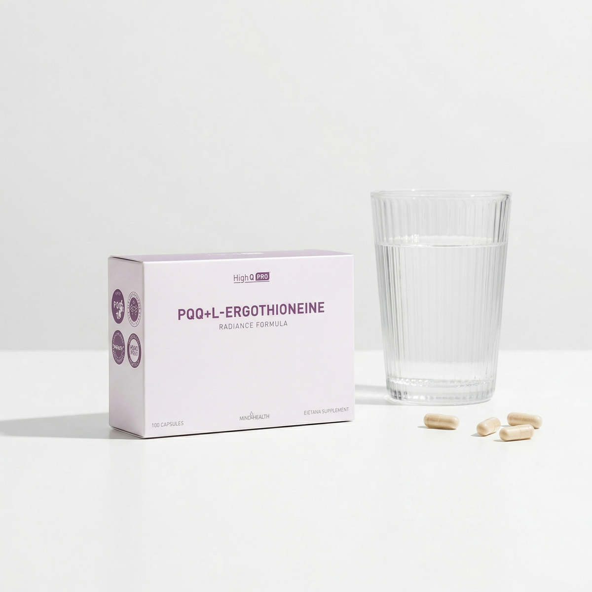 HighQ PQQ + L-Ergothioneine Cellular Support (60 Capsules)